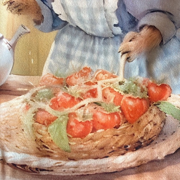 NEW Beatrix Potter Peter Rabbit inspired tea party throw pillow cover nursery - Picture 9 of 13